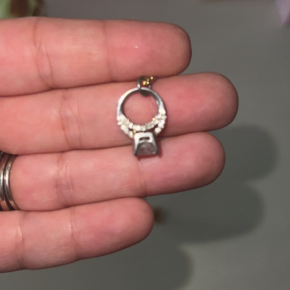 Juicy couture necklace with engagement ring charm - Picture 4 of 5
